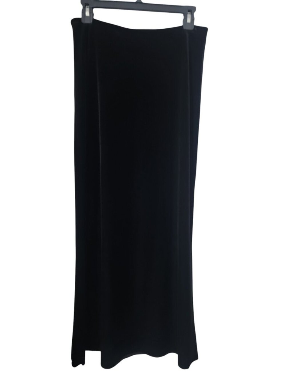 Equestrian Designs Size S Black Velvet Stretch Maxi Skirt